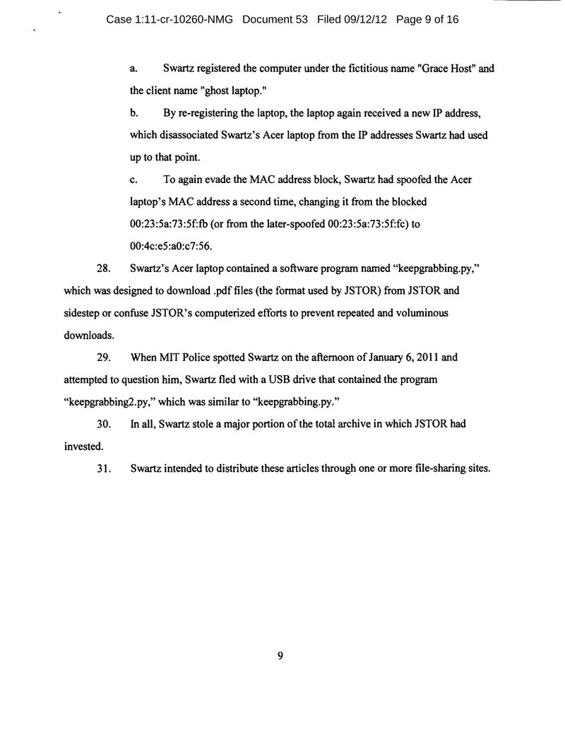 Illustration for article titled Aaron Swartz Died Innocent β Here Is the Evidence